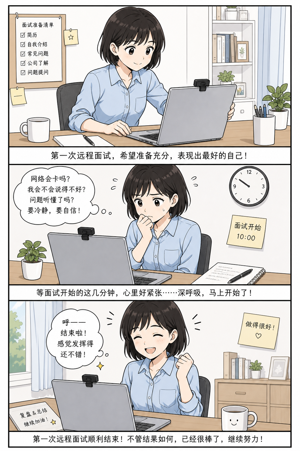 三格分镜故事板